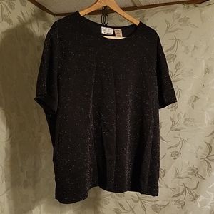 Kathie Lee Black sparkling blouse